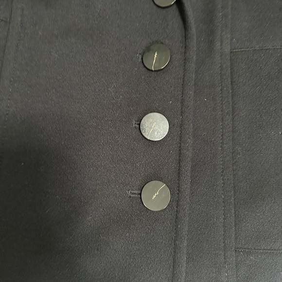 Proenza Schouler black jacket in size 4. Zippered back detail. Gorgeous buttons - Picture 2 of 14